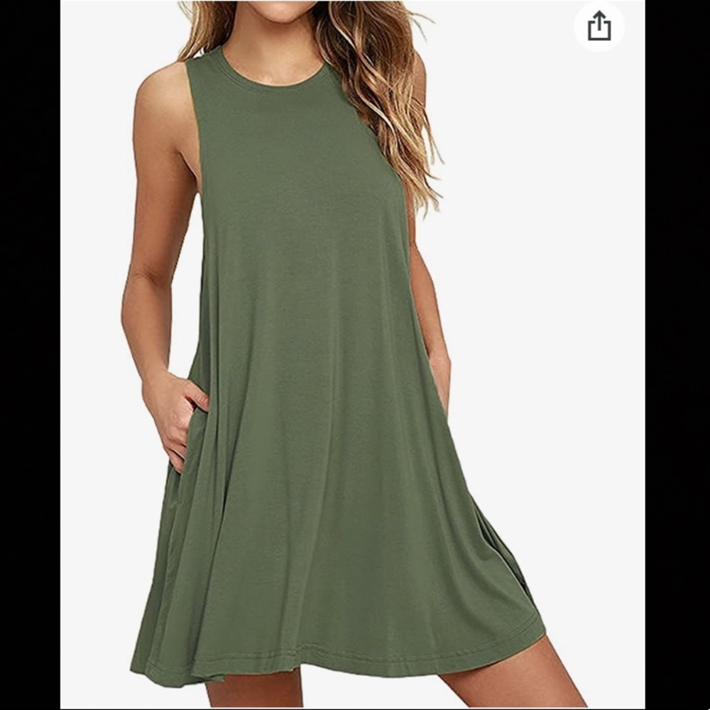 Tank Swing Dress with Pockets